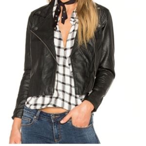 RVCA Faux Leather Moto Inspired Jacket